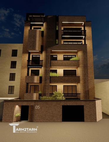 طراحی ساختمان مسکونی پرنا