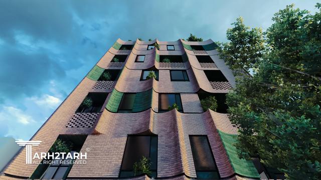 طراحی ساختمان مسکونی پرنا