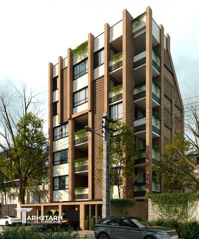 طراحی ساختمان مسکونی پرنا