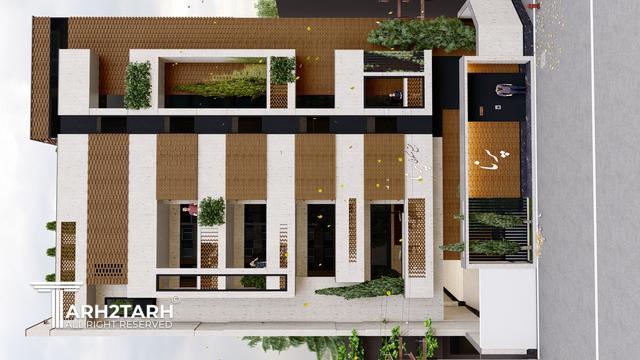 طراحی ساختمان مسکونی پرنا