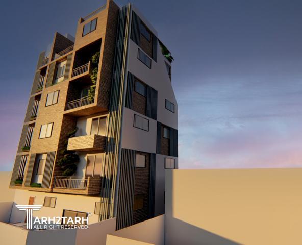 طراحی ساختمان مسکونی پرنا