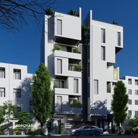 طراحی ساختمان مسکونی پرنا