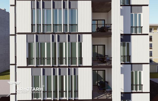 طراحی ساختمان مسکونی پرنا