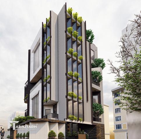 طراحی ساختمان مسکونی پرنا