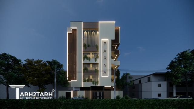 طراحی ساختمان مسکونی پرنا