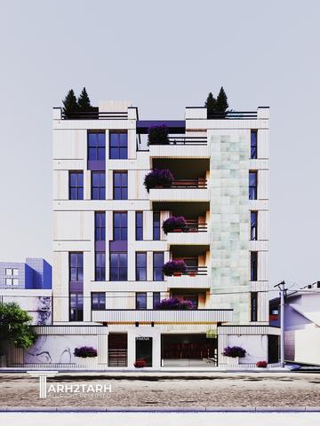 طراحی ساختمان مسکونی پرنا