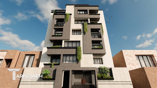 طراحی ساختمان مسکونی پرنا