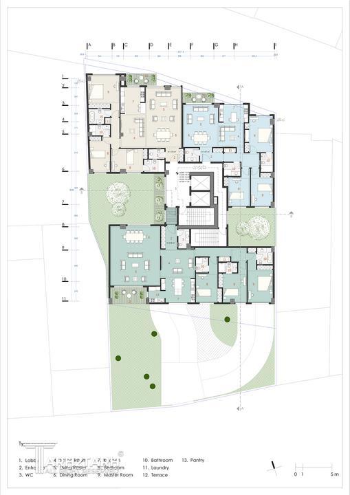 نفر دوم مسابقه طراحی پلان پروژه مینا
