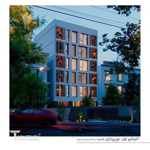 طراحی ساختمان مسکونی مهرقیطریه