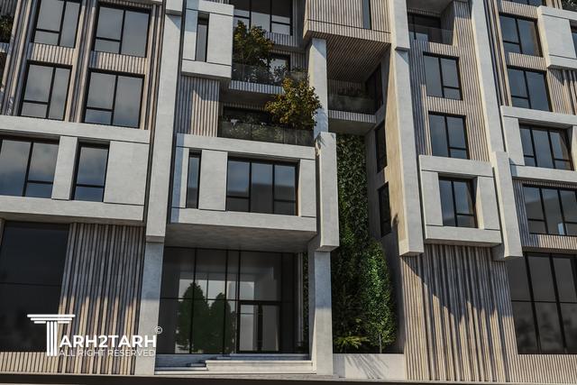 پروژه طراحی پلان و نما پارک مهر