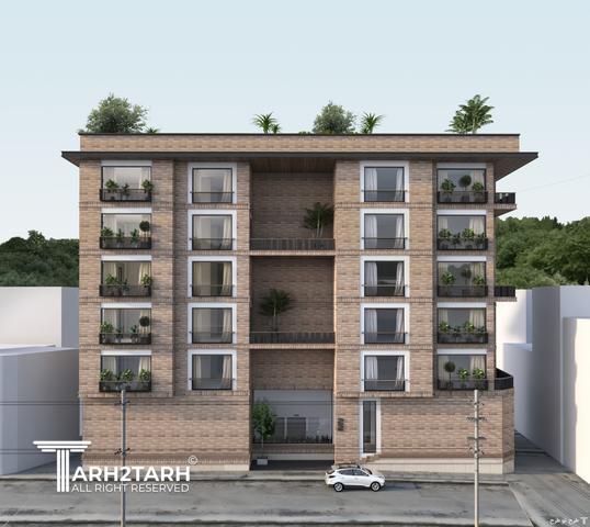 پروژه طراحی پلان و نما پارک مهر