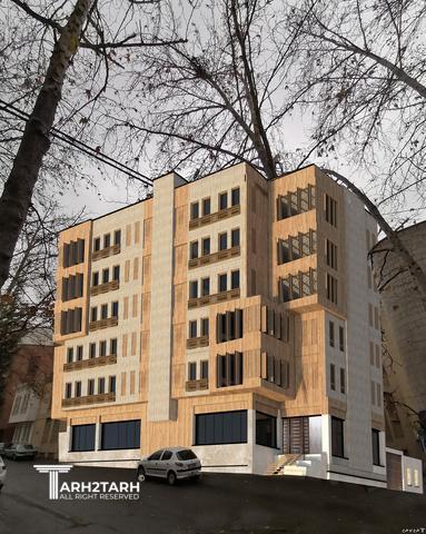 پروژه طراحی پلان و نما پارک مهر