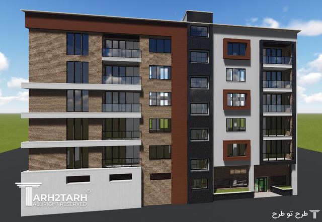 پروژه طراحی پلان و نما پارک مهر