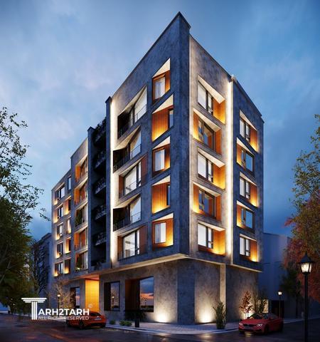 پروژه طراحی پلان و نما پارک مهر