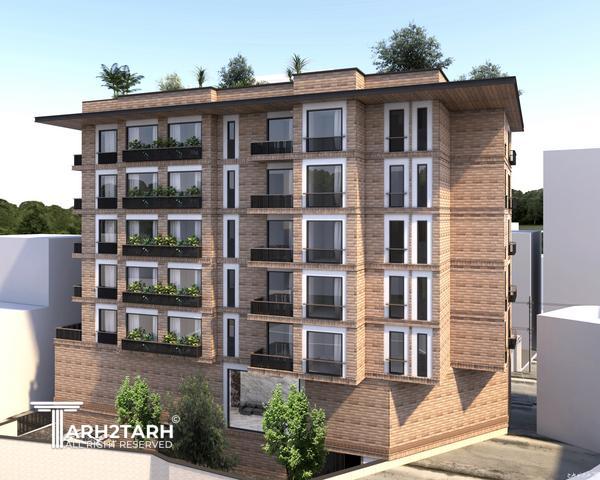 پروژه طراحی پلان و نما پارک مهر