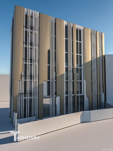 پروژه طراحی پلان و نما پارک مهر