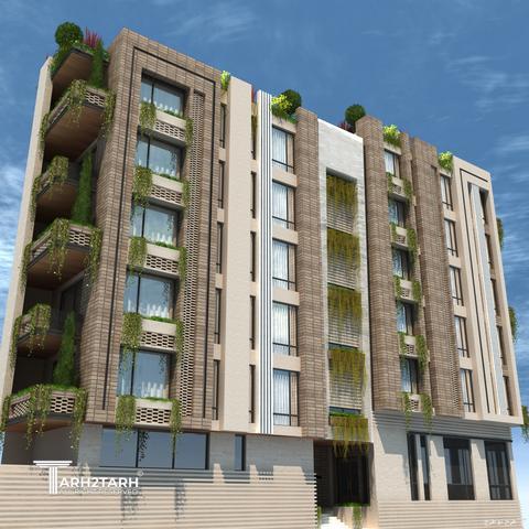 پروژه طراحی پلان و نما پارک مهر