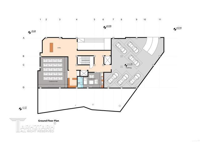 پروژه طراحی پلان و نما پارک مهر