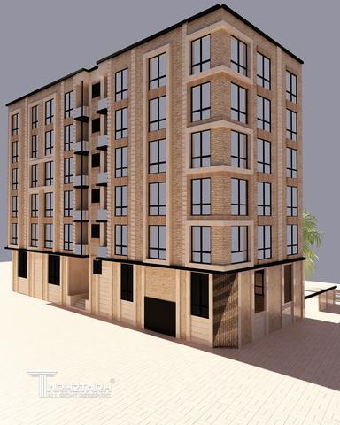 پروژه طراحی پلان و نما پارک مهر