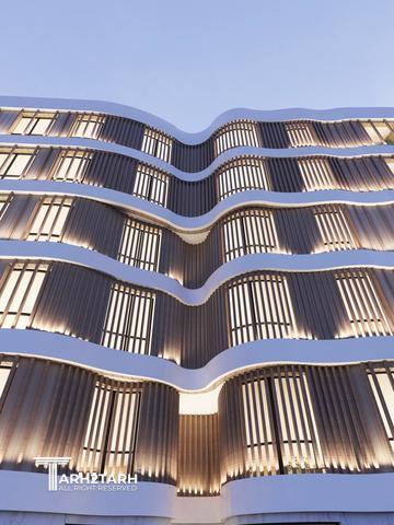 پروژه طراحی پلان و نما پارک مهر