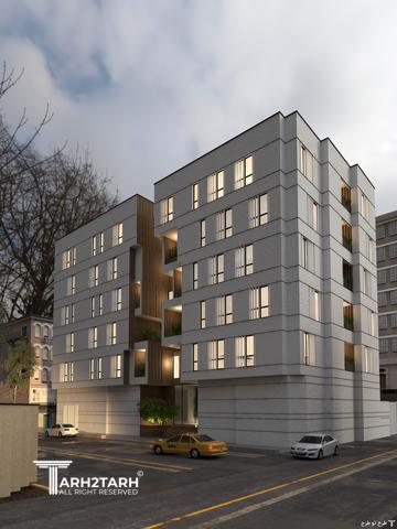 پروژه طراحی پلان و نما پارک مهر