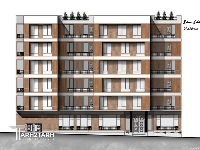 پروژه طراحی پلان و نما پارک مهر