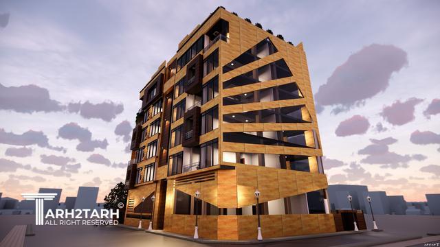 پروژه طراحی پلان و نما پارک مهر