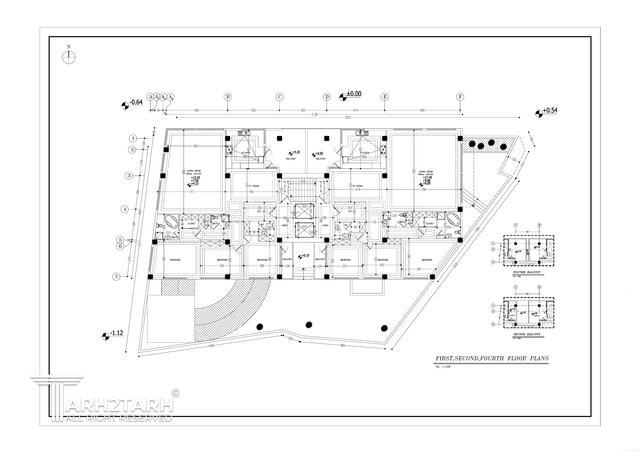 پروژه طراحی پلان و نما پارک مهر