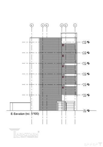 پروژه طراحی پلان و نما پارک مهر