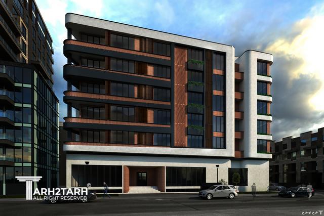 پروژه طراحی پلان و نما پارک مهر