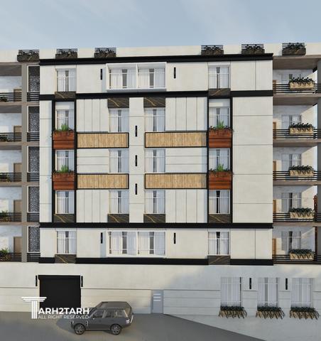 پروژه طراحی پلان و نما پارک مهر