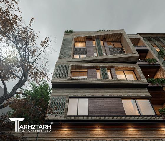 پروژه طراحی پلان و نما پارک مهر