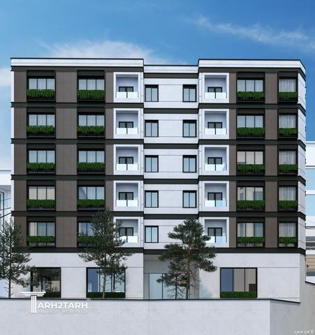 پروژه طراحی پلان و نما پارک مهر