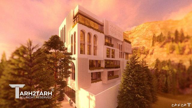 پروژه طراحی پلان و نما پارک مهر