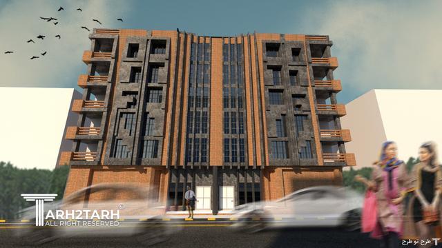 پروژه طراحی پلان و نما پارک مهر