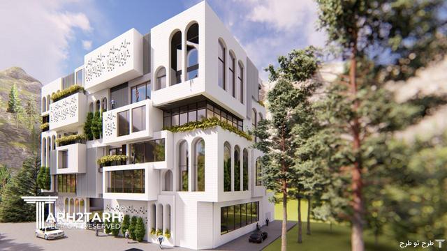 پروژه طراحی پلان و نما پارک مهر