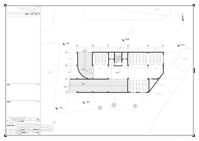 پروژه طراحی پلان و نما پارک مهر