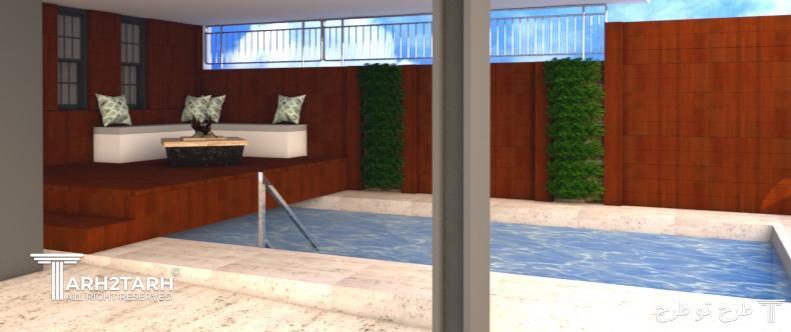 مسابقه طراحی استخر، باغچه و ورودی ویلای جمشیدیه