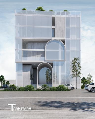 طراحی نما و لابی تجاری اصطلک