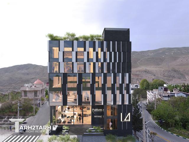 طراحی نما و لابی تجاری اصطلک