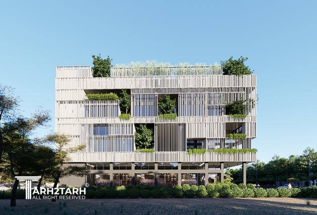 طراحی نما و لابی تجاری اصطلک