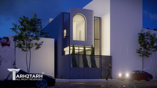 طراحی پلان و نما و داخلی خانه مادربزرگ