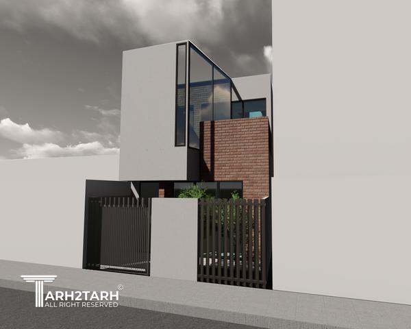 طراحی پلان و نما و داخلی خانه مادربزرگ