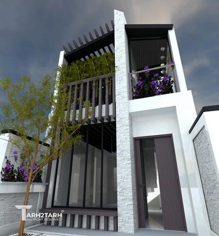 طراحی پلان و نما و داخلی خانه مادربزرگ