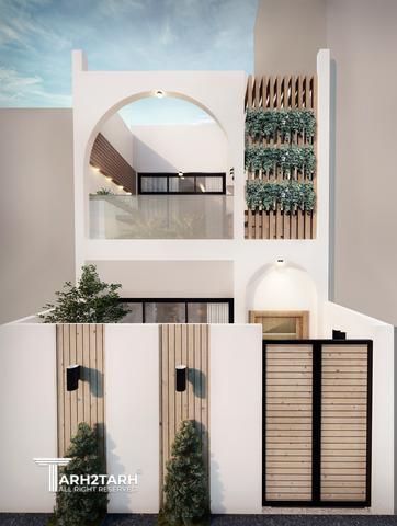 طراحی پلان و نما و داخلی خانه مادربزرگ