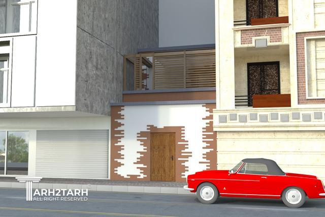 طراحی پلان و نما و داخلی خانه مادربزرگ