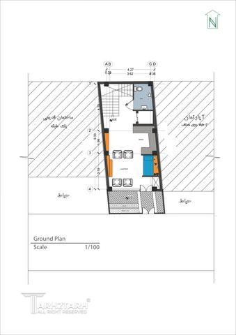 طراحی پلان و نما و داخلی خانه مادربزرگ