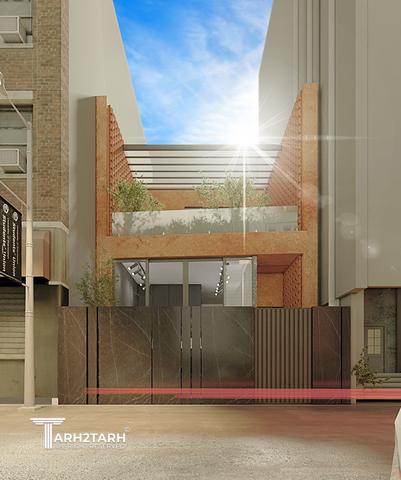 طراحی پلان و نما و داخلی خانه مادربزرگ