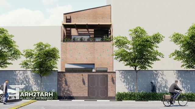 طراحی پلان و نما و داخلی خانه مادربزرگ