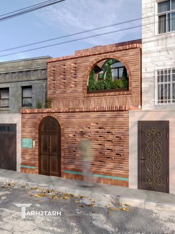 طراحی پلان و نما و داخلی خانه مادربزرگ